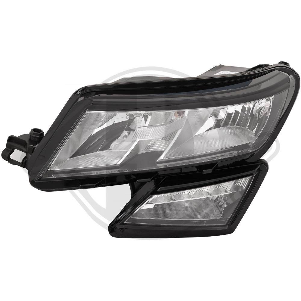 DIEDERICHS Forlygte 7880983 H8 venstre for SKODA