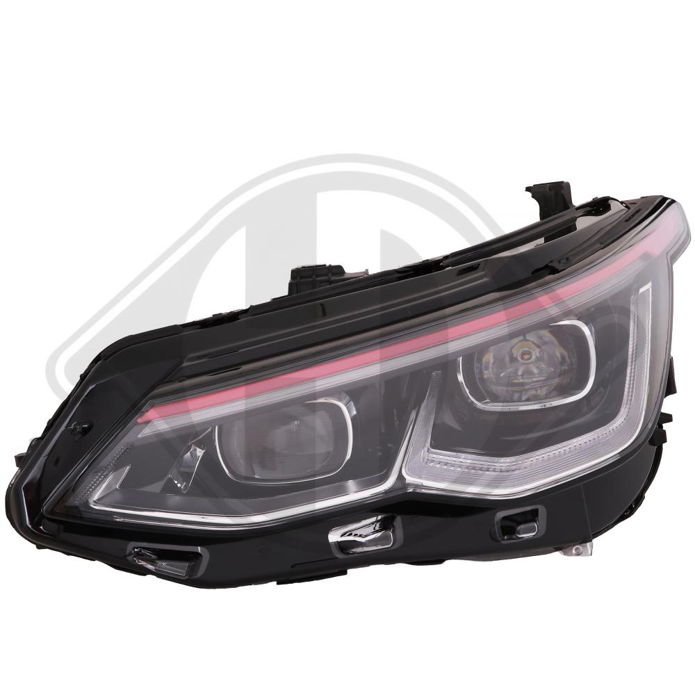 DIEDERICHS Forlygte 2218387 venstre for VW