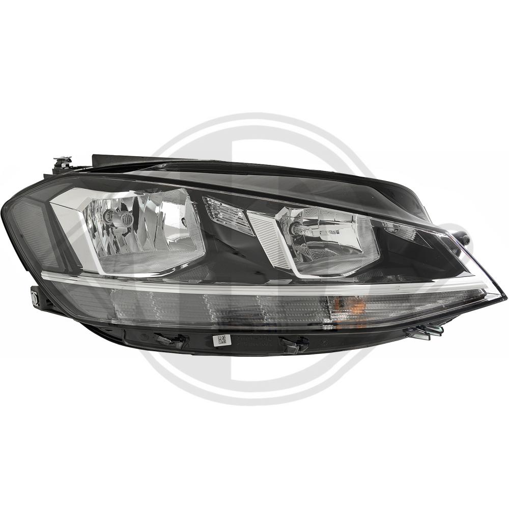 DIEDERICHS Forlygte 2217982 WY21W højre for VW