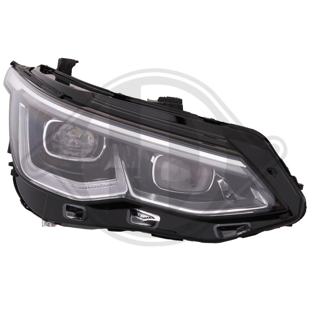 DIEDERICHS Forlygte 2218384 højre for VW