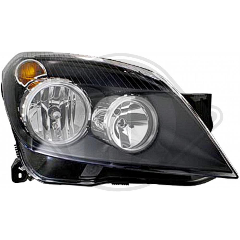 DIEDERICHS Forlygte 1806982 H7/H1 højre for OPEL