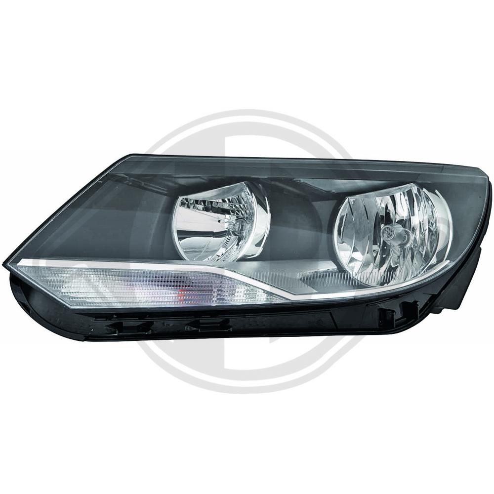 DIEDERICHS Forlygte 2255382 H7 højre for VW