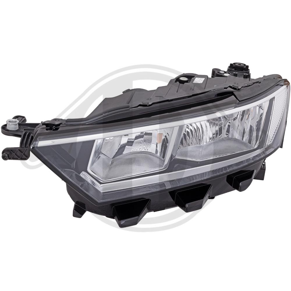 DIEDERICHS Forlygte 2240983 H7/H7 venstre for VW