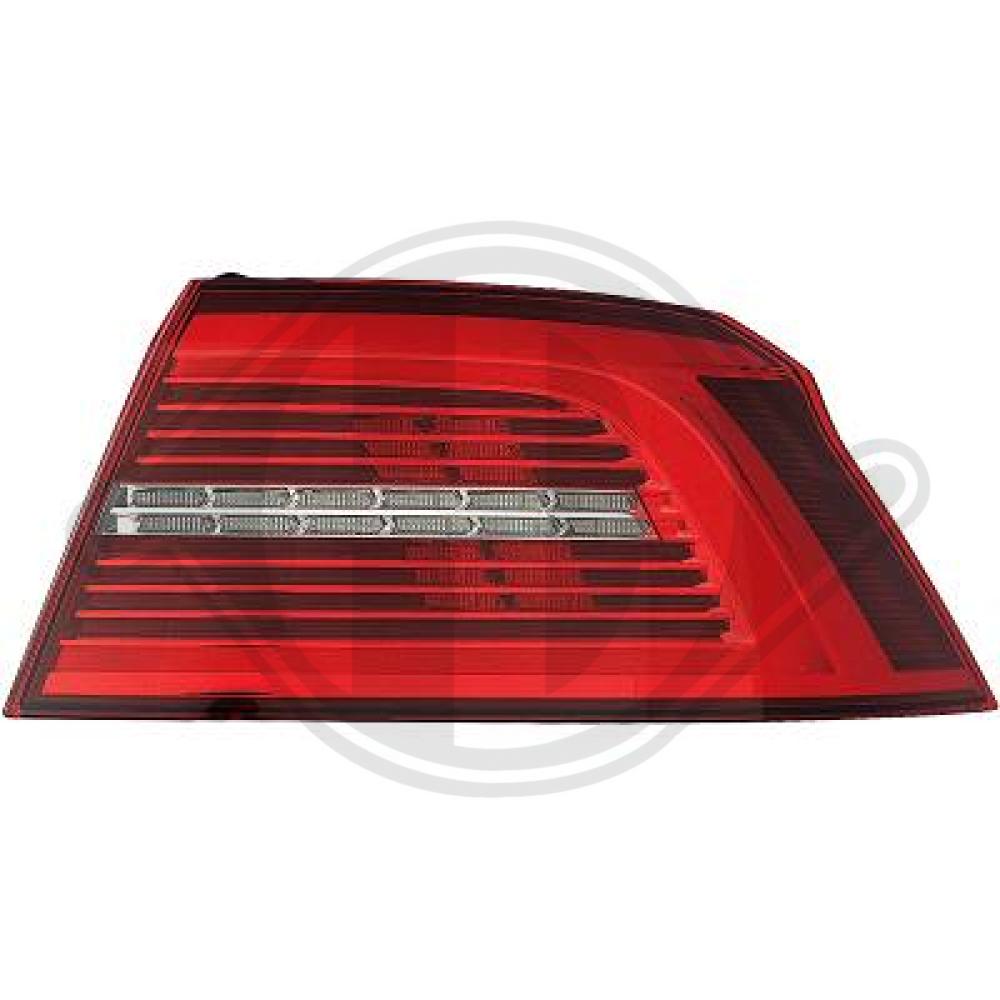 DIEDERICHS Baglygte 2249190 højre for VW