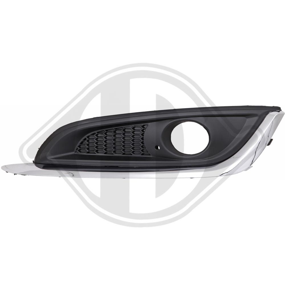DIEDERICHS Kofangergitter 1826147 foran til venstre for OPEL