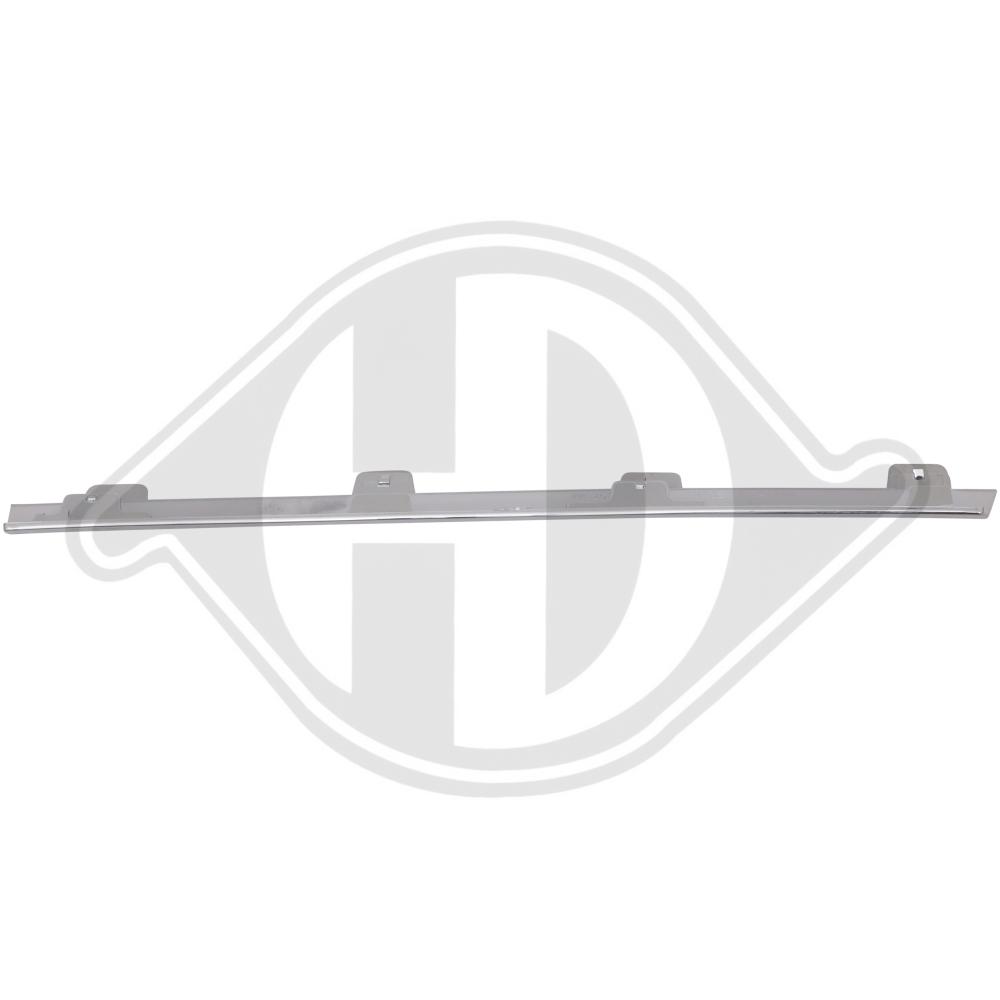 DIEDERICHS Pynte-/beskyttelsesliste, kølergitter 2236142 højre for VW