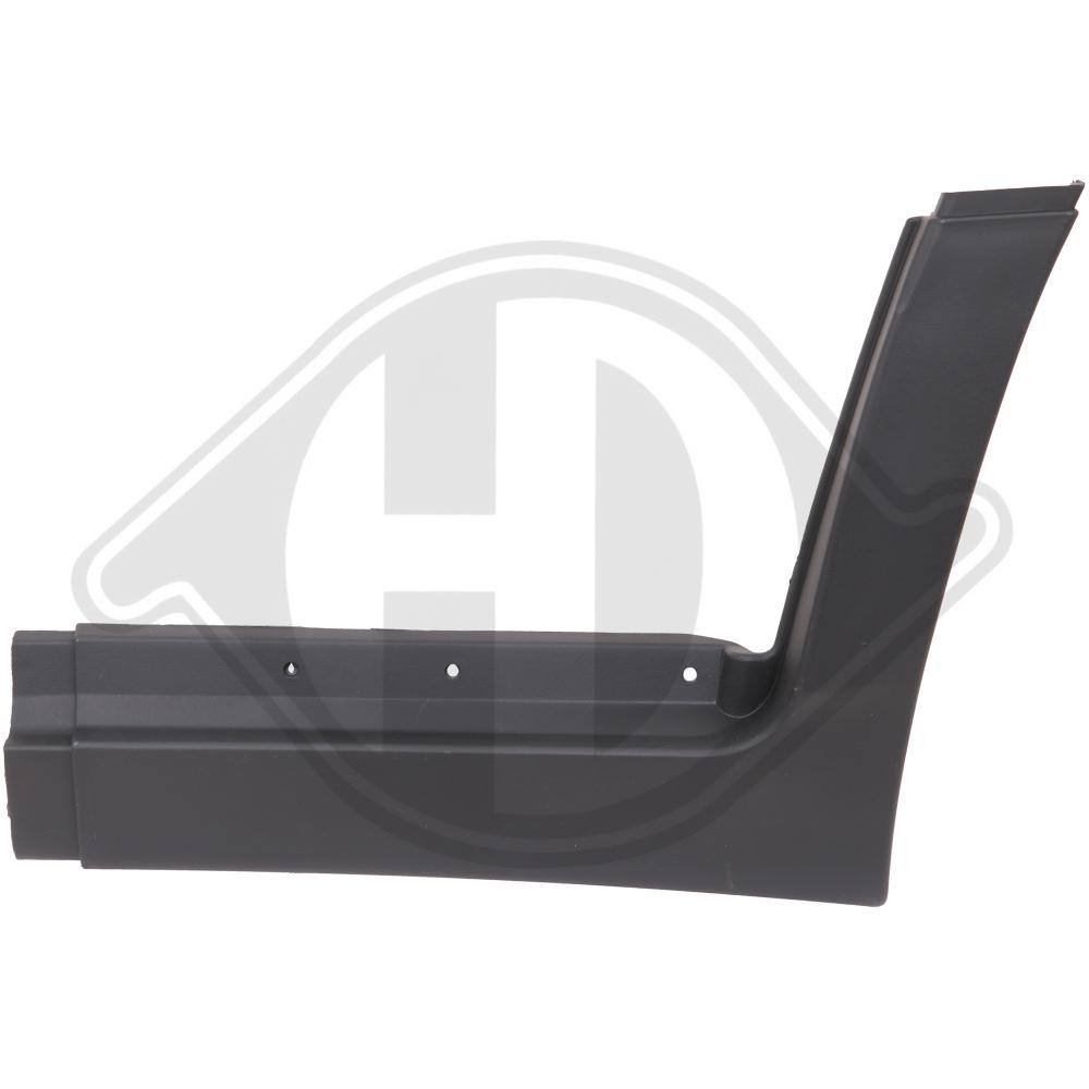 DIEDERICHS Pynte-/beskyttelsesliste, sidepanel 1835369 bagved til venstre for OPEL