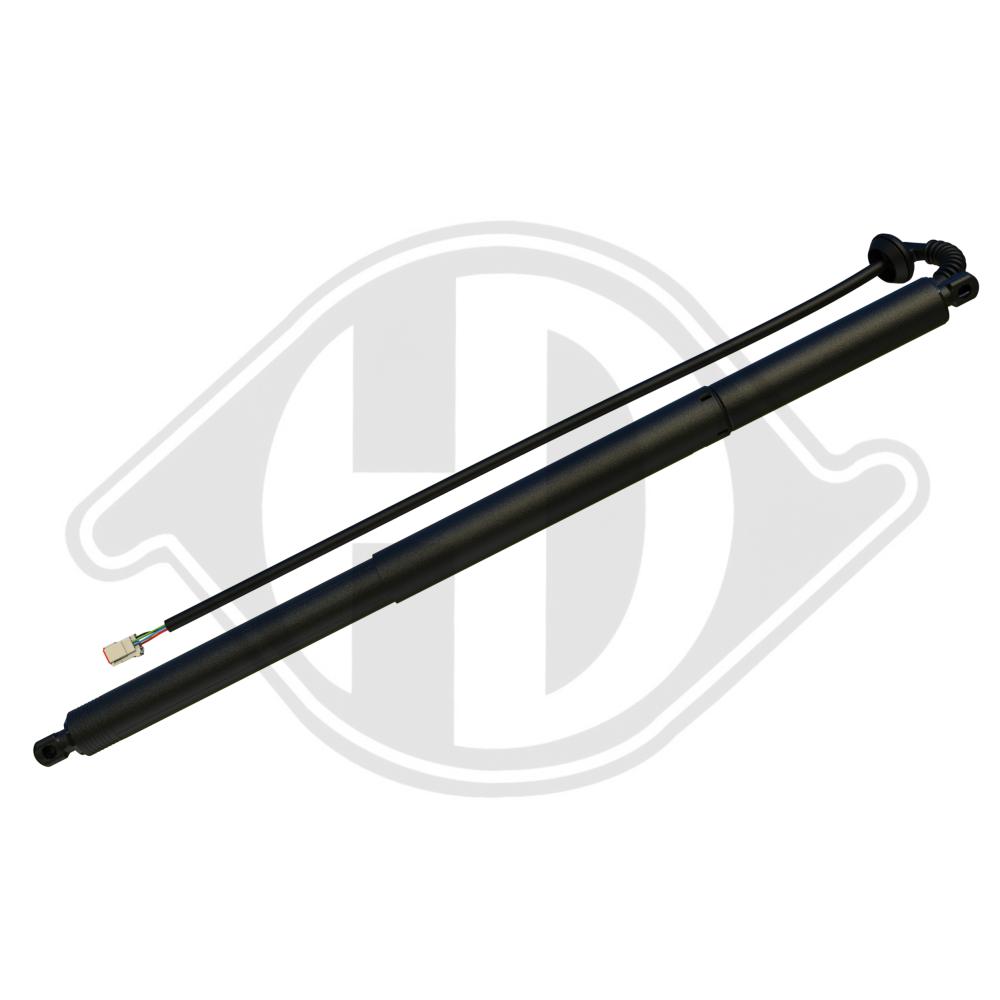 DIEDERICHS Gasfjeder, kuffert-/lastrum 9100627 bagved til venstre for FORD