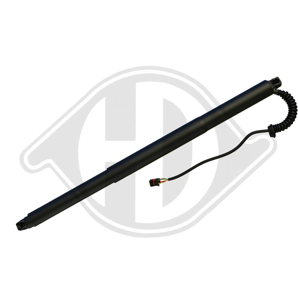 DIEDERICHS Gasfjeder, kuffert-/lastrum 9100642 bagved til venstre for SKODA