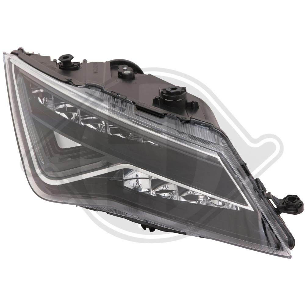 DIEDERICHS Forlygte 7433584 LED højre for SEAT