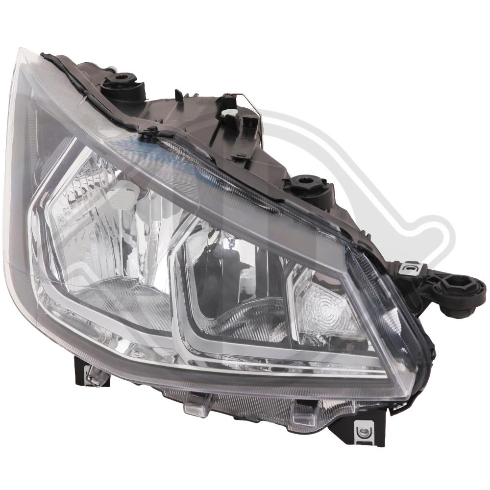 DIEDERICHS Forlygte 7428982 H7/H7 højre for SEAT