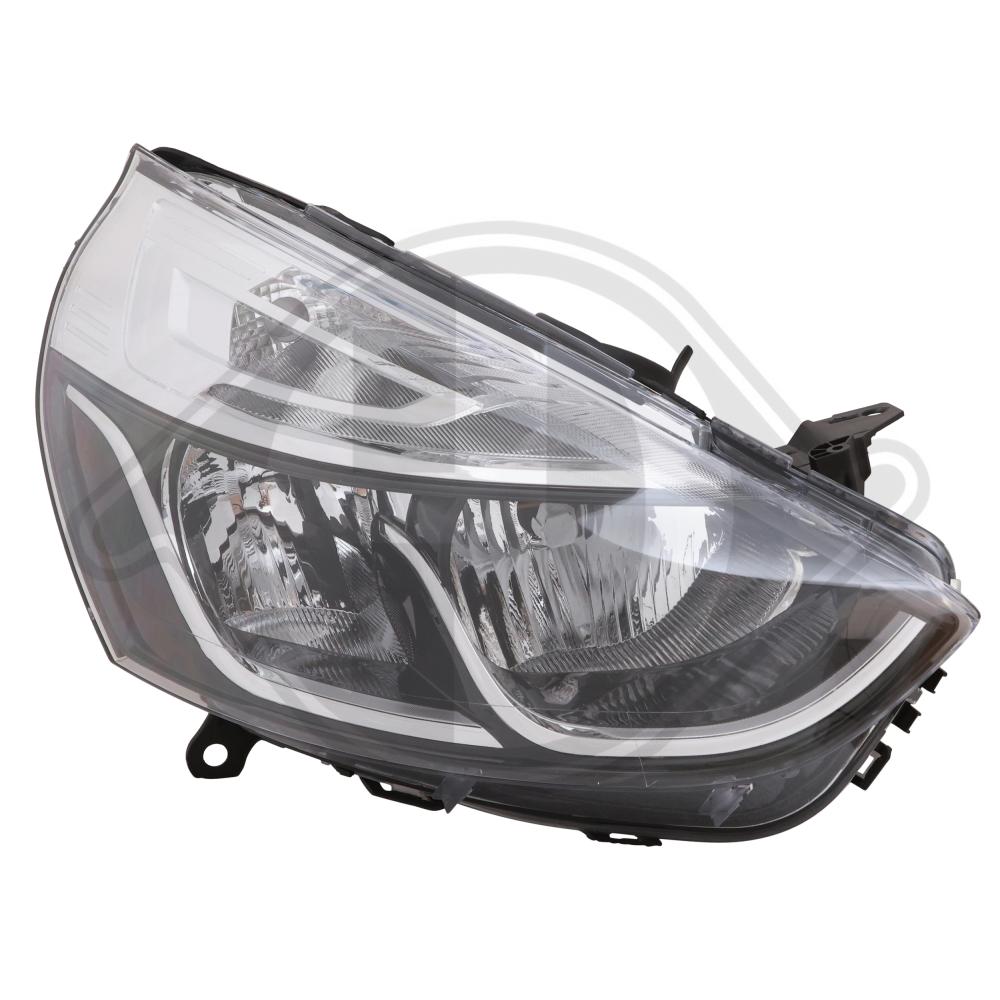DIEDERICHS Forlygte 4416282 H7/H1 højre for RENAULT