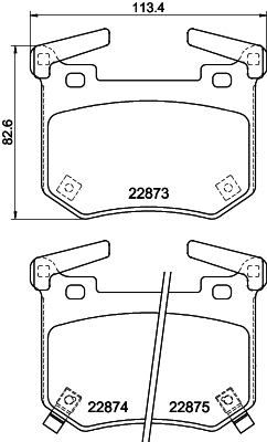 DON Bremseklodser pcp1833 for KIA GENESIS
