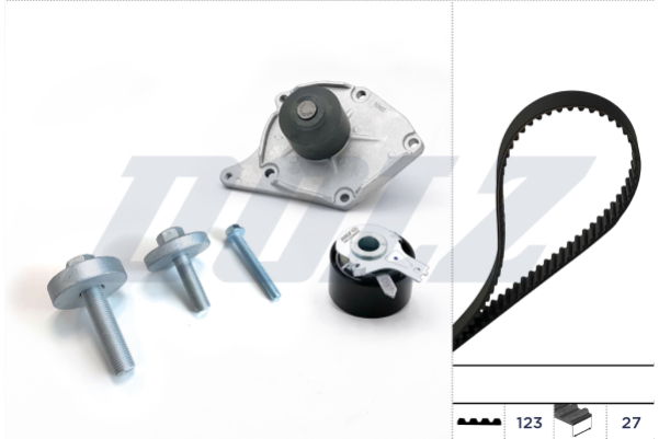 DOLZ Vandpumpe + tandremssæt kd003