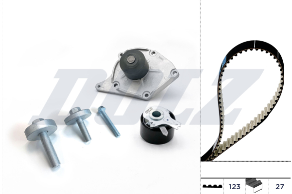 DOLZ Vandpumpe + tandremssæt kd004