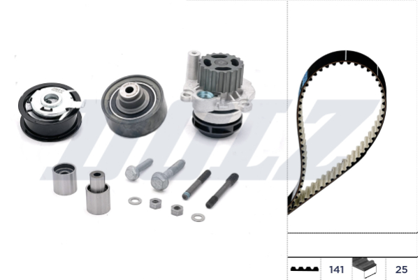 DOLZ Vandpumpe + tandremssæt kd013