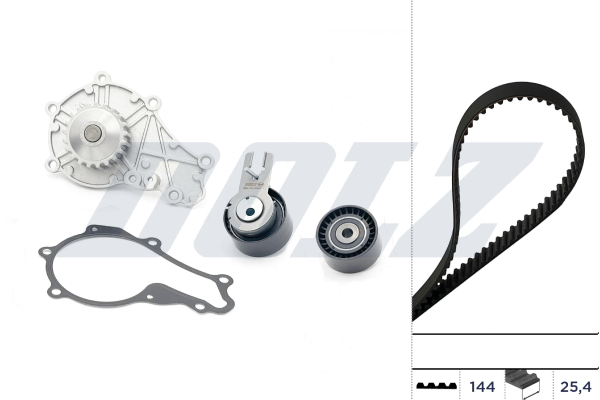 DOLZ Vandpumpe + tandremssæt kd015