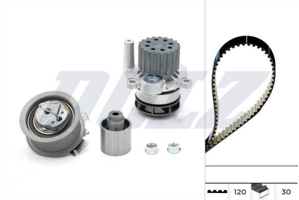 DOLZ Vandpumpe + tandremssæt kd036
