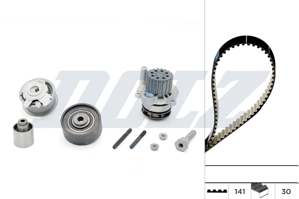 DOLZ Vandpumpe + tandremssæt kd048