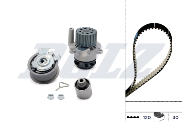 DOLZ Vandpumpe + tandremssæt kd054