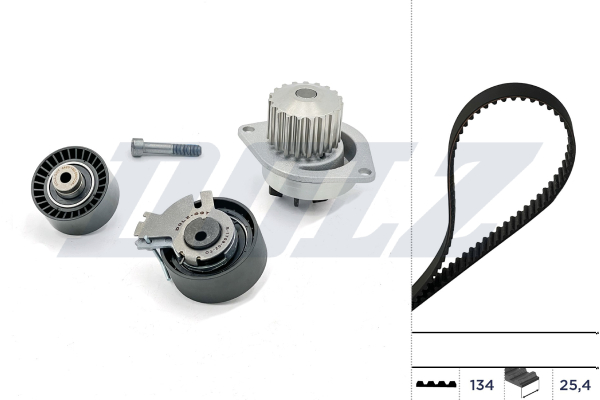 DOLZ Vandpumpe + tandremssæt kd049