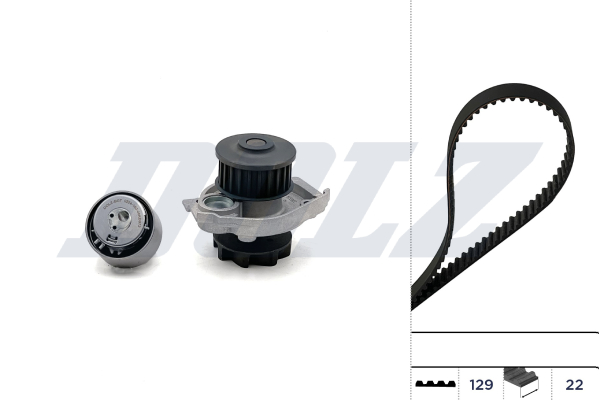 DOLZ Vandpumpe + tandremssæt kd060