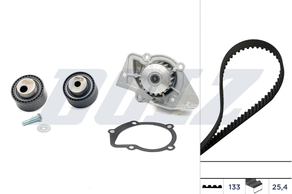 DOLZ Vandpumpe + tandremssæt kd072