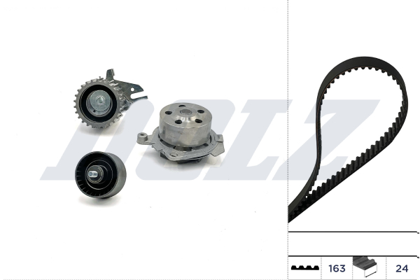 DOLZ Vandpumpe + tandremssæt kd086