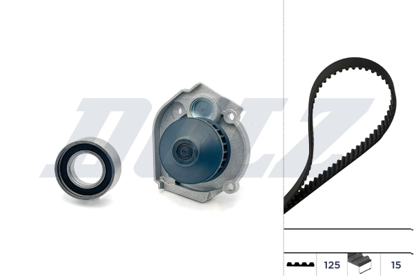 DOLZ Vandpumpe + tandremssæt kd091