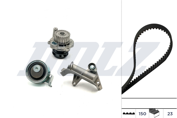 DOLZ Vandpumpe + tandremssæt kd110