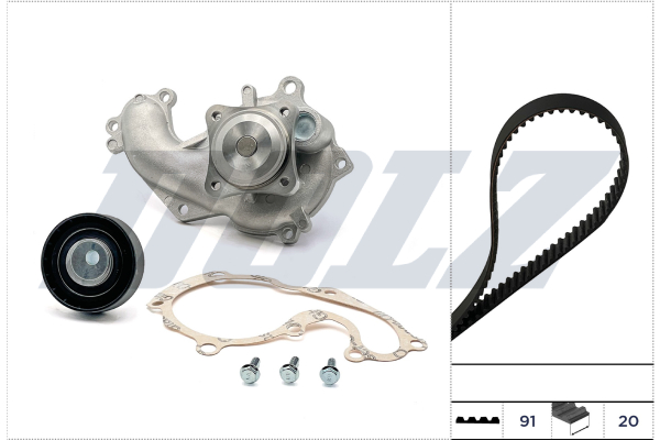 DOLZ Vandpumpe + tandremssæt kd123