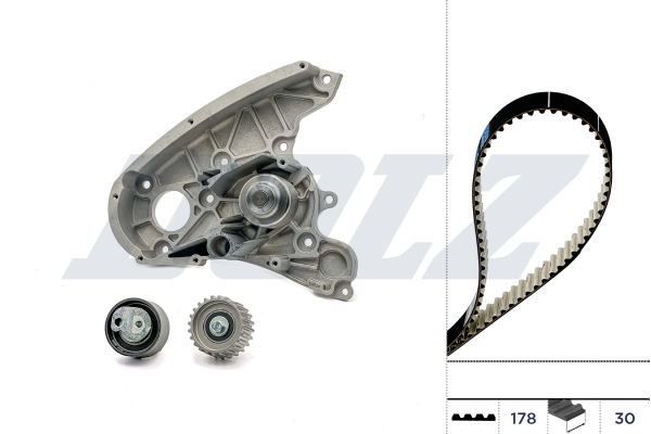DOLZ Vandpumpe + tandremssæt kd112