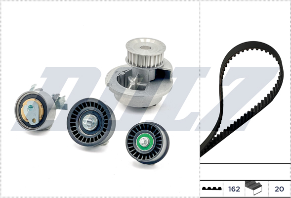 DOLZ Vandpumpe + tandremssæt kd157