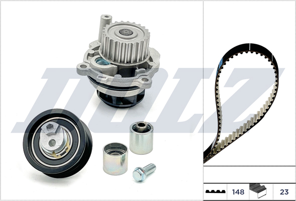 DOLZ Vandpumpe + tandremssæt kd166