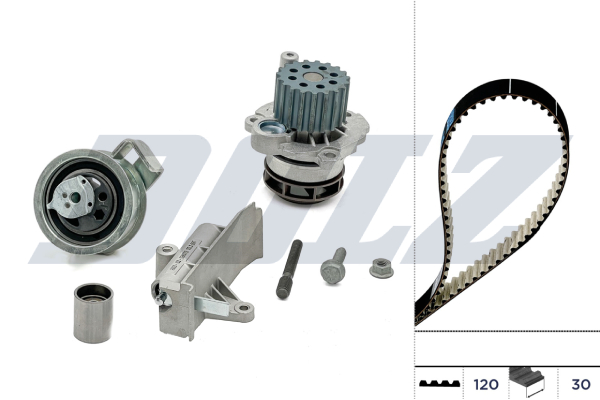 DOLZ Vandpumpe + tandremssæt kd082