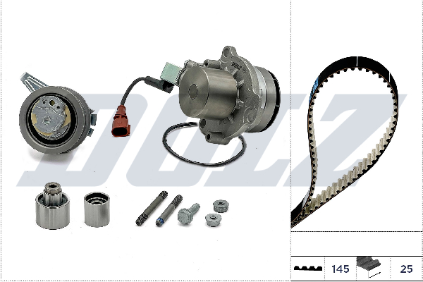 DOLZ Vandpumpe + tandremssæt kd153v