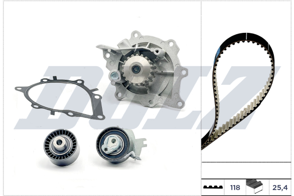 DOLZ Vandpumpe + tandremssæt kd163