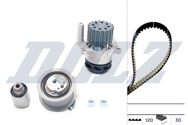 DOLZ Vandpumpe + tandremssæt kd033