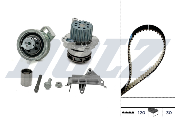 DOLZ Vandpumpe + tandremssæt kd037