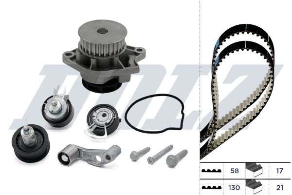 DOLZ Vandpumpe + tandremssæt kd101