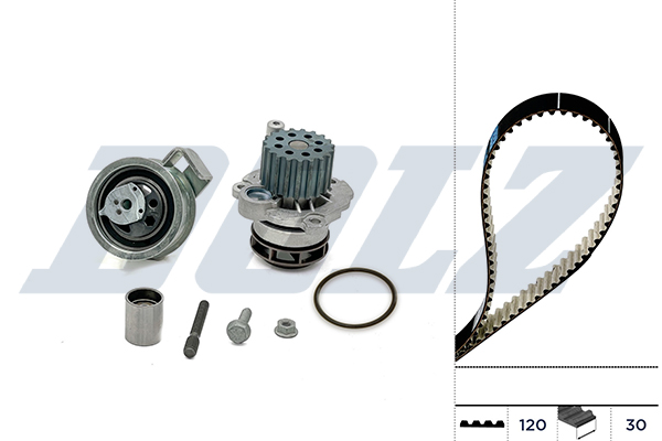 DOLZ Vandpumpe + tandremssæt kd105