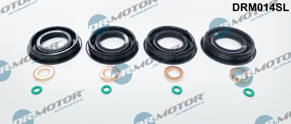 DR.MOTOR AUTOMOTIVE Pakningssæt, indsprøjtningsdyse drm014sl for DS FORD FIAT ROVER