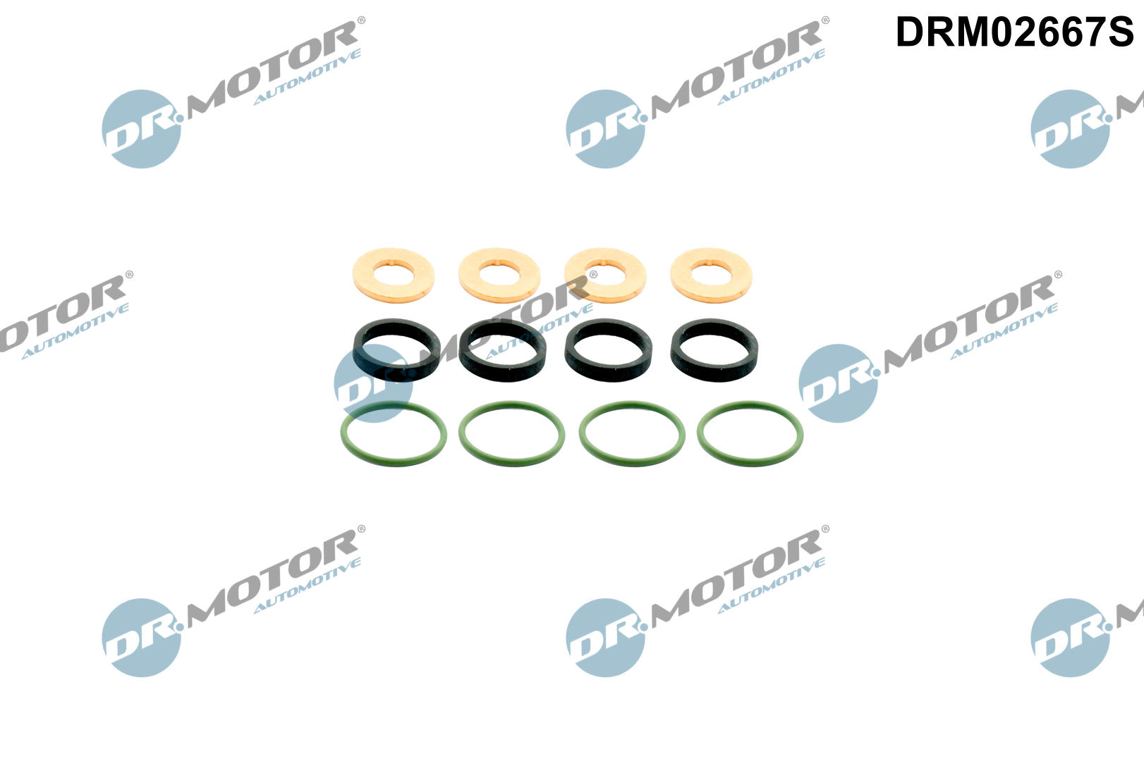 DR.MOTOR AUTOMOTIVE Pakningssæt, indsprøjtningsdyse drm02667s for KIA