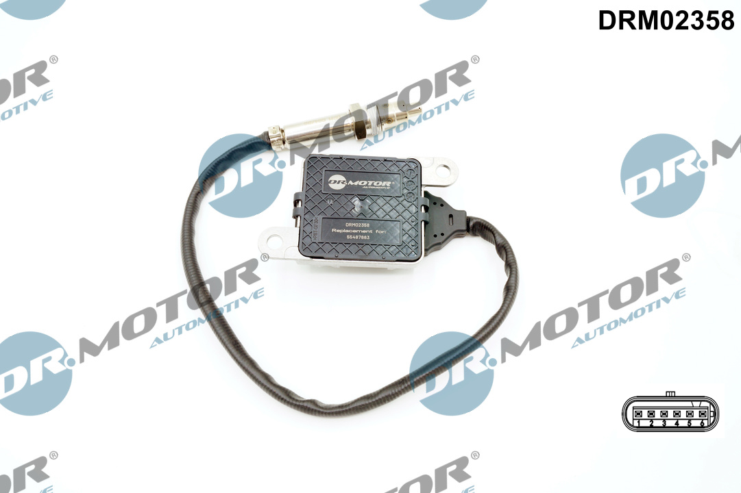 DR.MOTOR AUTOMOTIVE NOx-sensor, NOx-katalysator drm02358 foran SCR-katalysator for OPEL