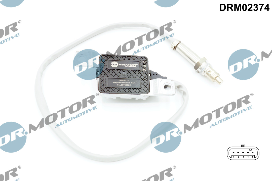 DR.MOTOR AUTOMOTIVE NOx-sensor, NOx-katalysator drm02374 efter partikelfilter for VW