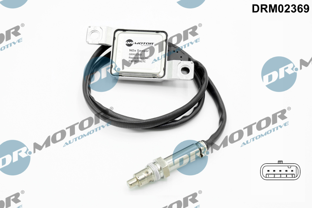 DR.MOTOR AUTOMOTIVE NOx-sensor, NOx-katalysator drm02369 foran partikelfilter for AUDI