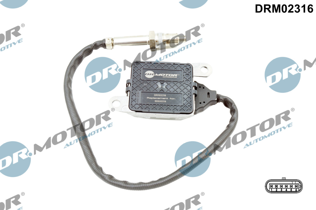 DR.MOTOR AUTOMOTIVE NOx-sensor, NOx-katalysator drm02316 foran katalysatoren for OPEL