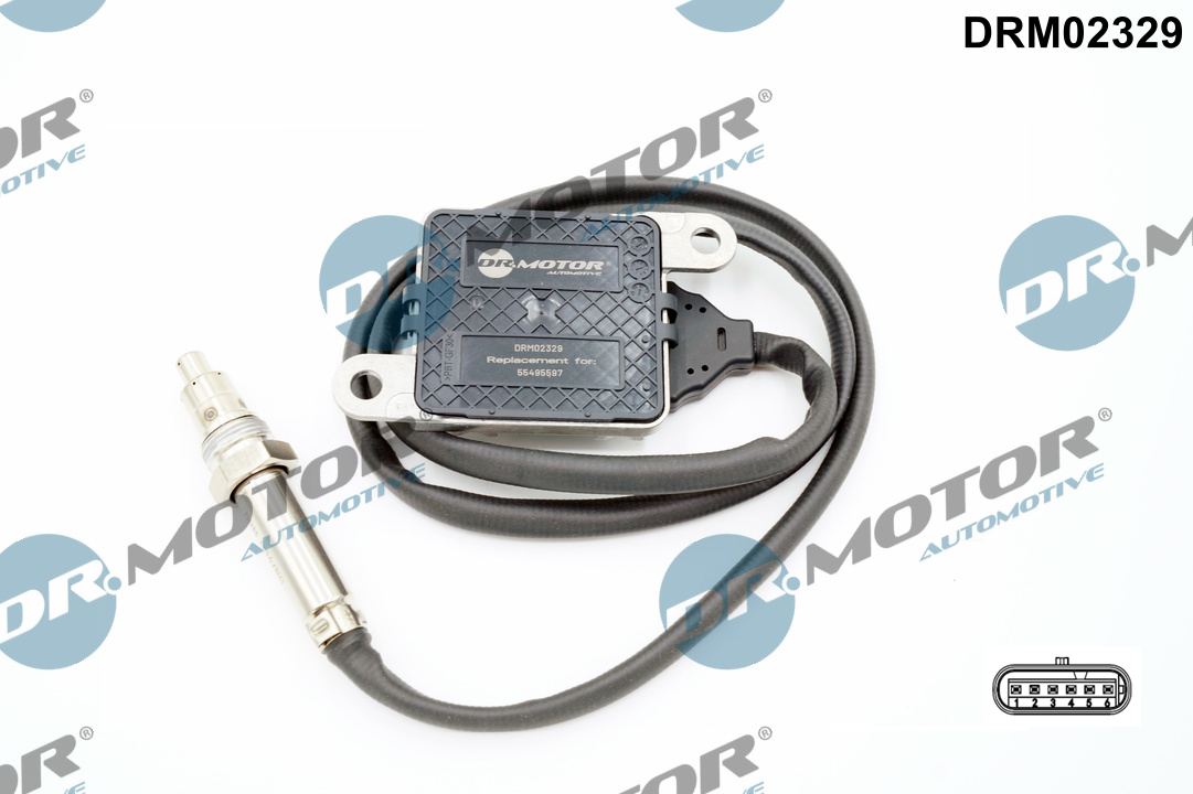 DR.MOTOR AUTOMOTIVE NOx-sensor, NOx-katalysator drm02329 efter SCR-katalysator for VAUXHALL