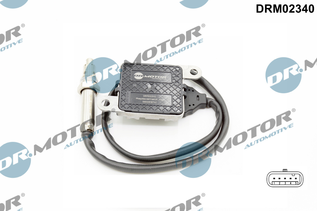 DR.MOTOR AUTOMOTIVE NOx-sensor, NOx-katalysator drm02340 efter SCR-katalysator for IVECO