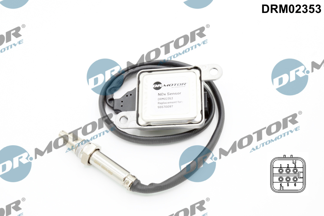 DR.MOTOR AUTOMOTIVE NOx-sensor, NOx-katalysator drm02353 efter SCR-katalysator for VAUXHALL